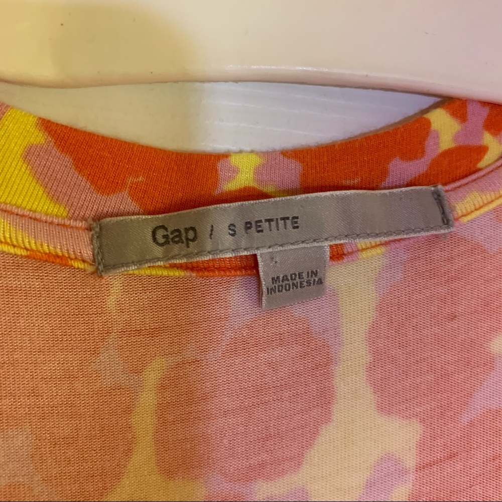 Gap Lava Orange Sleeveless Maxi Dress SP - Picture 7 of 9